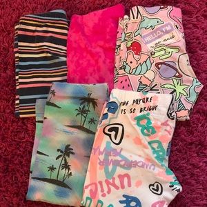 Bundle of Capri length leggings sz 7/8